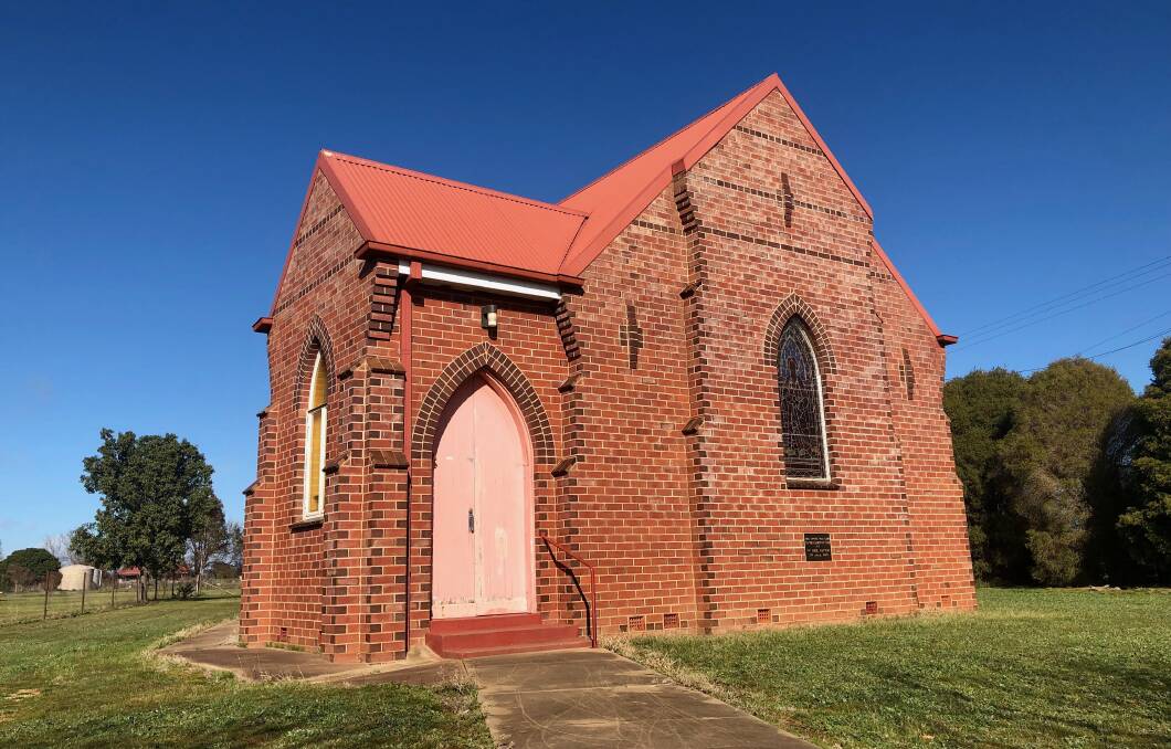 HISTORIC: The Yerong Creek Presbyterian Church is on the market after attempts to revive low attendance numbers failed. Picture: Toby Vue