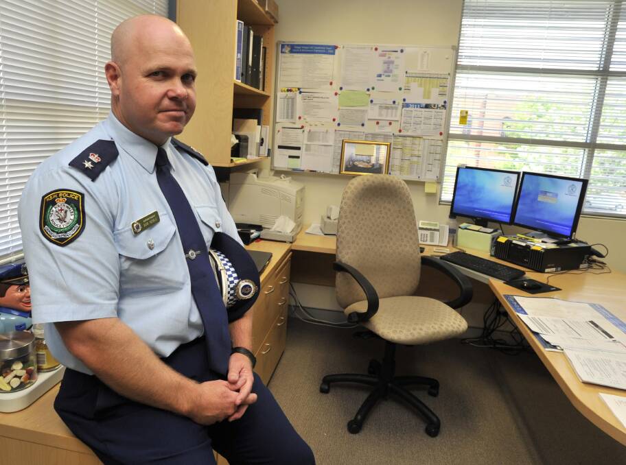 BE SAFE: Riverina police Superintendent Bob Noble reminds school leavers to celebrate safely.