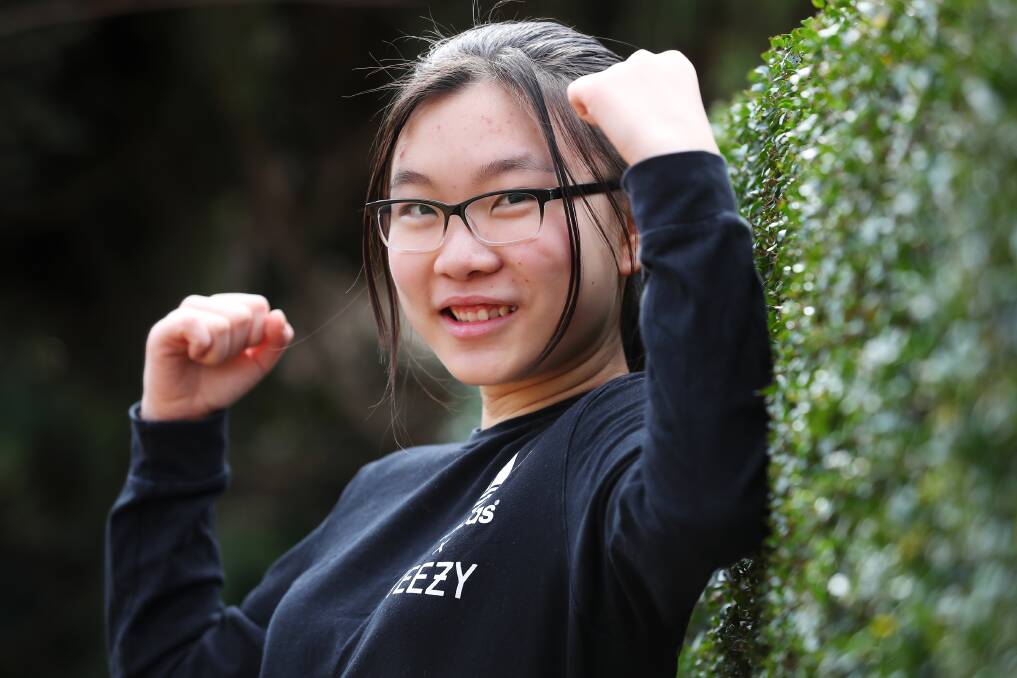 RISING STAR: Wagga high school student Pedme Phua, 17, began teaching herself K-pop dancing, similar to hip-hop and popping, two years ago at home. Picture: Emma Hillier 