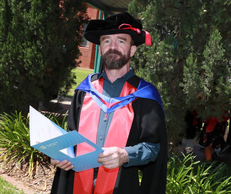 MILESTONE: Dr Daryl South graduated with a PhD that focused on how heart rates affect decision making under stress, such as in military settings. Picture: Les Smith