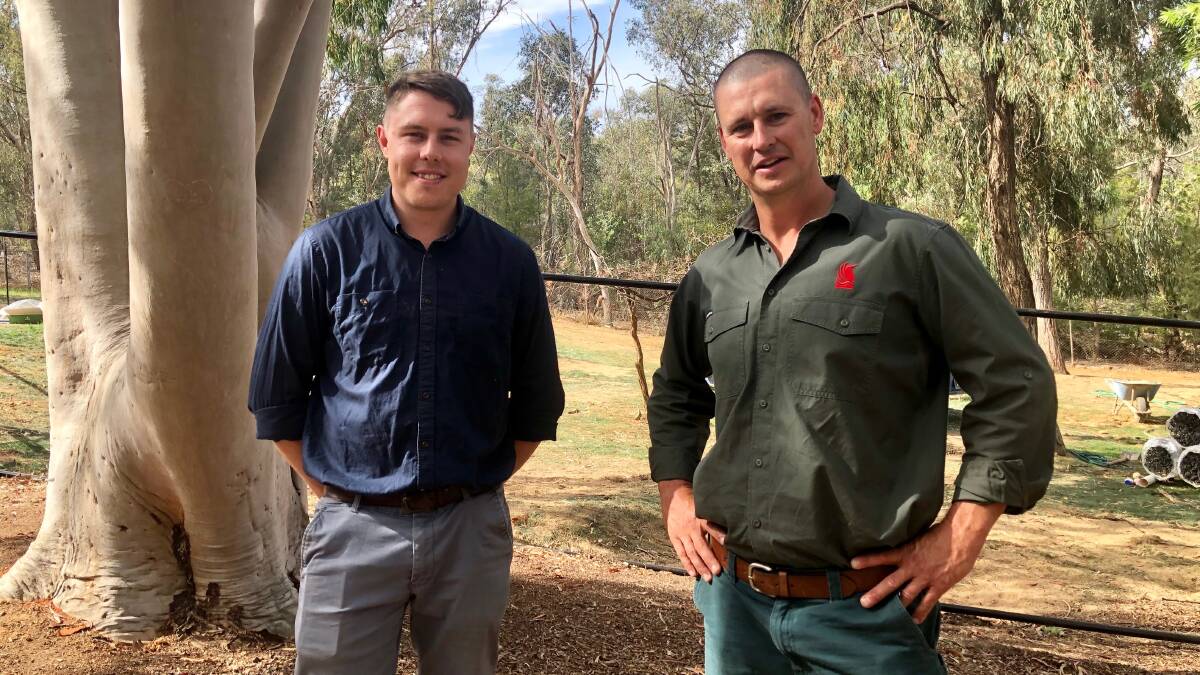 UPGRADES: Thomas Lemerle, project manager, and Henry Pavitt, manager of parks and strategic operations, say the upgrades are exciting. Picture: Toby Vue