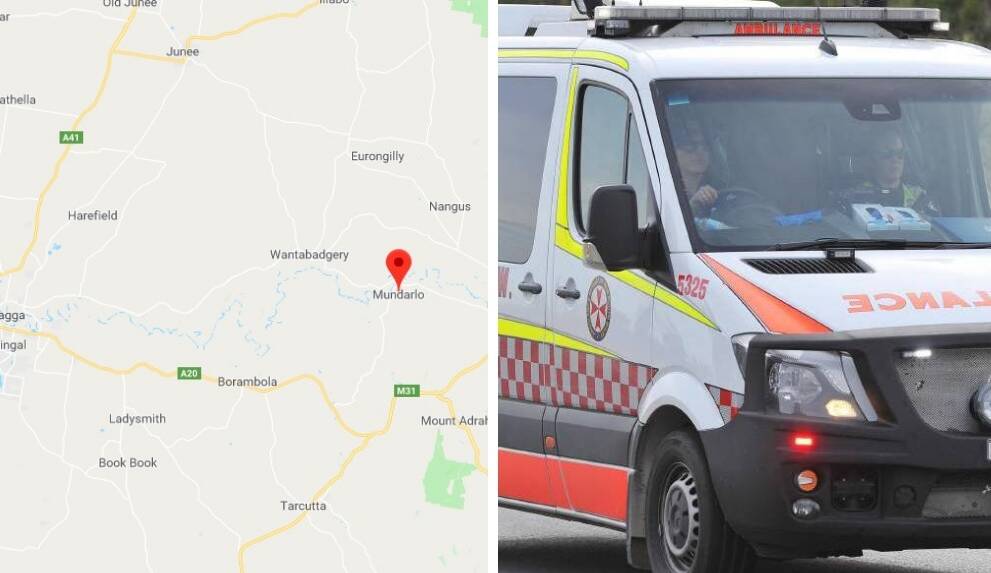 Boy rushed to hospital after falling off motorbike near Wagga