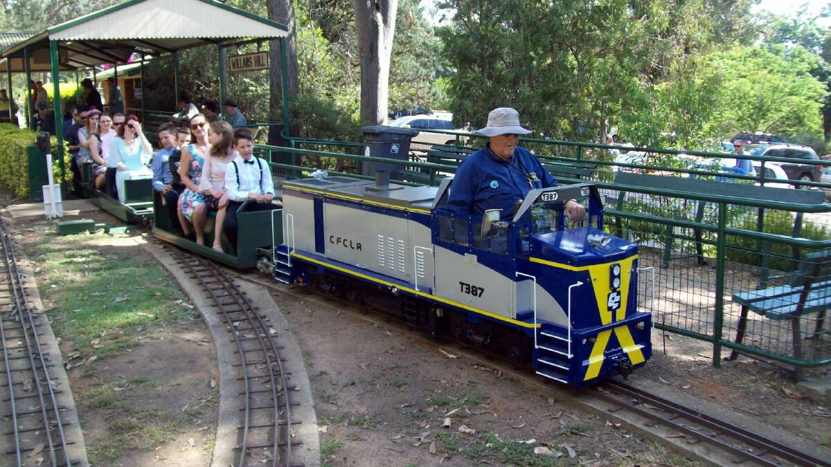 One of the rides at Willans Hill Miniature Railway in November 2018. Picture: Willans Hill Miniature Railway