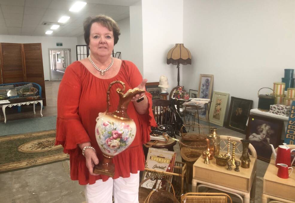 CHRISTMAS TRADING: Sandra Elliot, who has been running a pop-up shop selling antique items for the previous three weeks, said she could understand the tough conditions. Picture: Toby Vue