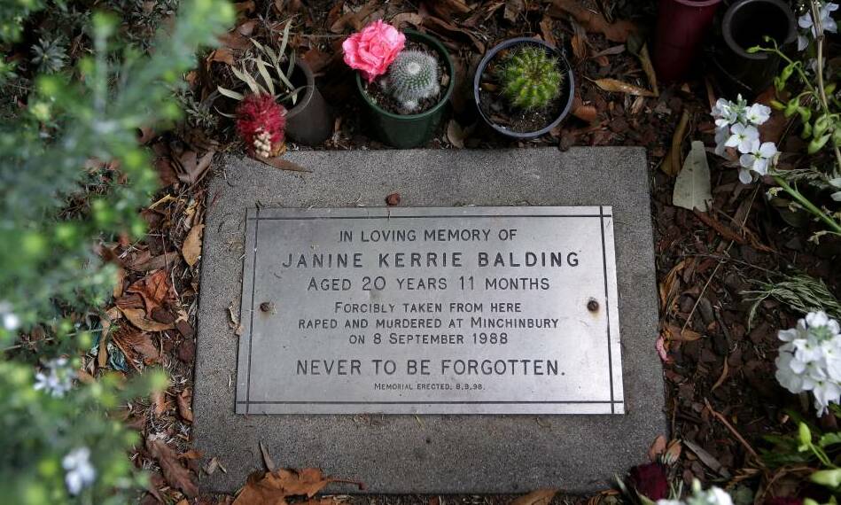 Janine Balding memorial at Sutherland. Picture: John Veage