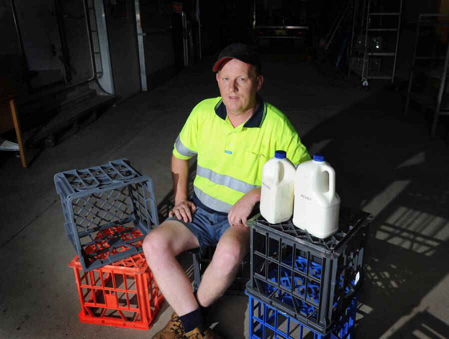 GOOD OLD DAYS: Community responds positively to Henty man Dan Hoban who wants to start up a door-to-door milk run service. Picture: Laura Hardwick  
