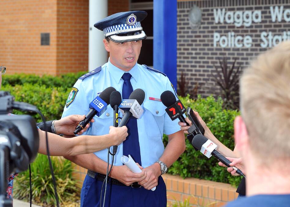 GUN REGULATIONS: Wagga crime manager Detective Inspector Darren Cloake comments on increasing the penalties for those found guilty of stealing guns.   