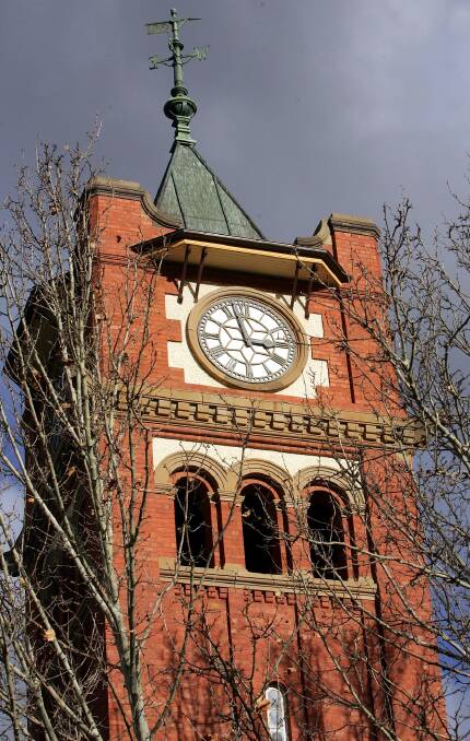 Wagga court clock tower. 