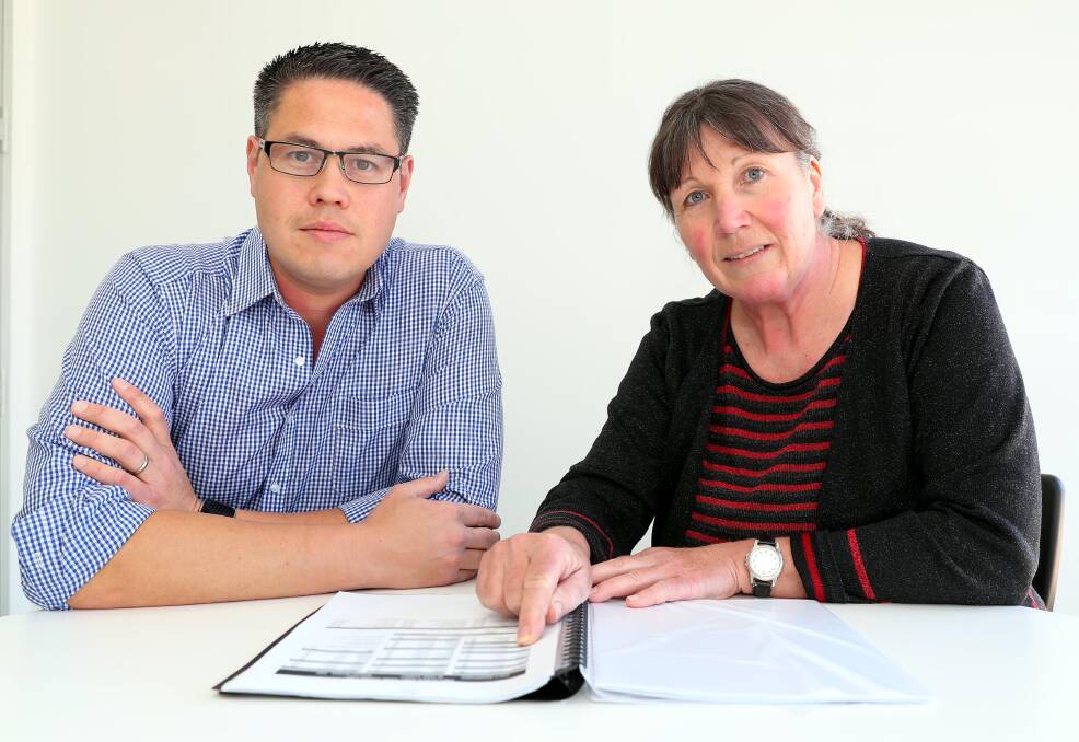 ACCOUNTABLE: Wes Fang (left) believes incoming Wagga Ratepayers Association chief Lynne Bodell (right) will be more than up to the task. Picture: Kieren L Tilly
