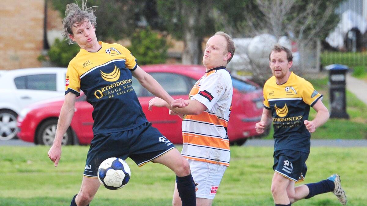 AIMING UP: Junee captain Adrian Merrigan (left) has admitted his team hasn't started the season well but is looking ahead to this weekend's game against Cootamundra.