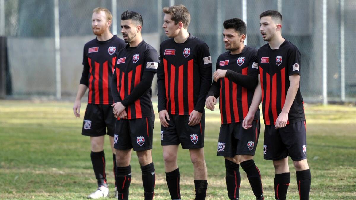 FOOD FOR THOUGHT: Leeton United finished the season in fourth but assistant coach Joe Trifogli believes there's plenty of work to be done. 