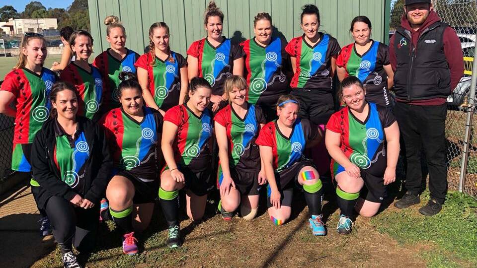 WINNING SMILES: Wagga's open women's hockey team after their much-improved FSC campaign. Picture: Supplied