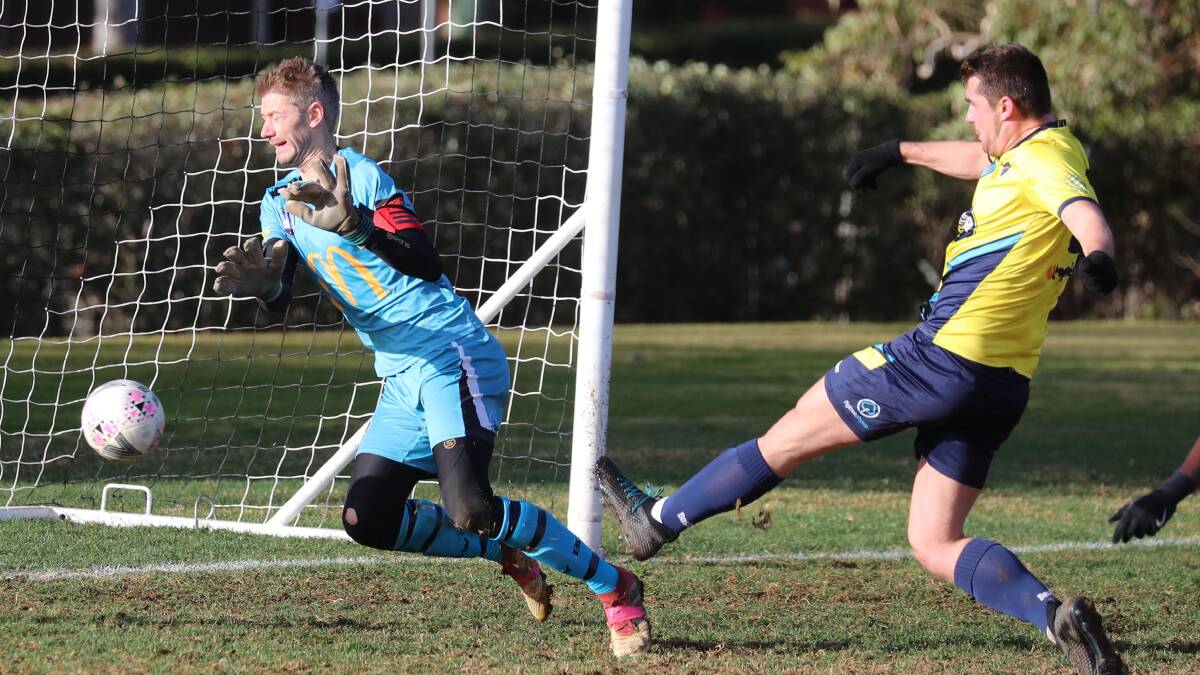 DEFENSIVE FIX: Wanderers' back line combinations with goalkeeper Rob Fry will be crucial in reducing their "against" column in 2019. 