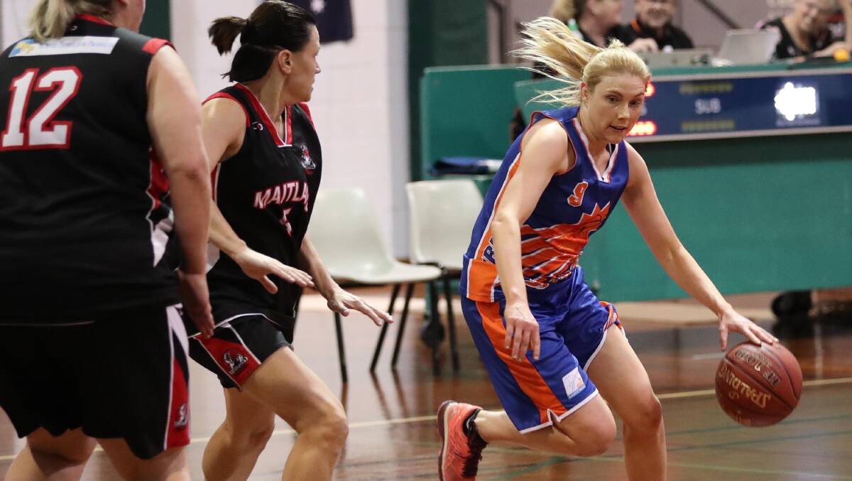 BLAZING AHEAD: Wagga Blaze team leader and Waratah League All-Star selection Steph Male is key to her side's hopes in Saturday's semi final.
