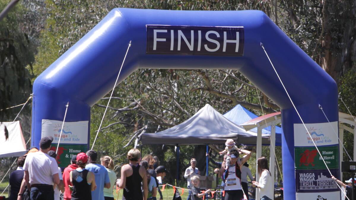 END OF THE LINE: Hume and Hovell finishers cross in 2016. 