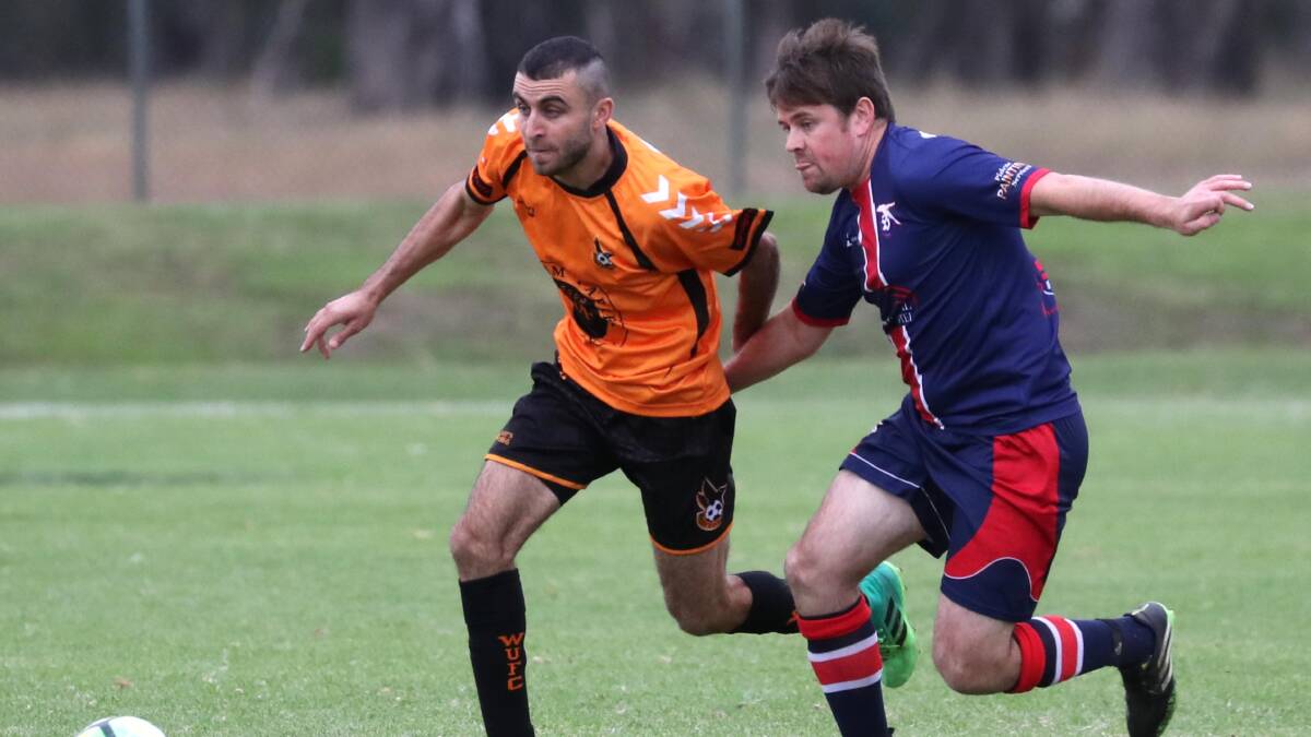 ACTION: Menser picutred playing in 2018 against Wagga United. 