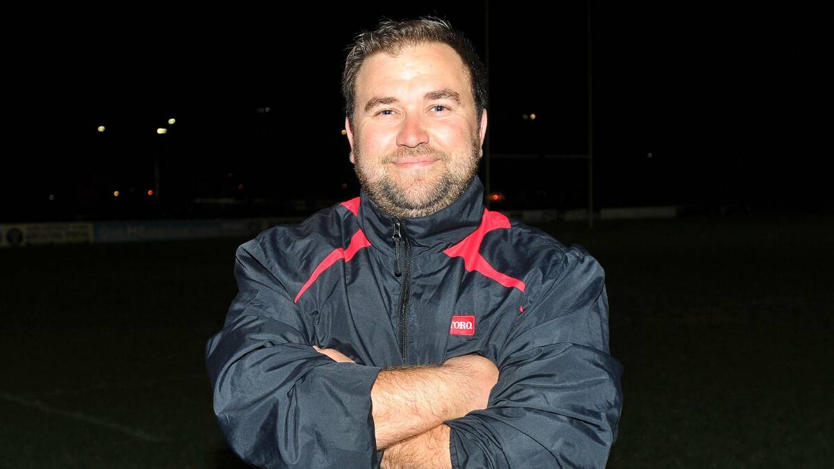 LEADING THE WAY: Coach Will Mitchell has been key to Ag College's charge towards premiership glory this season. 