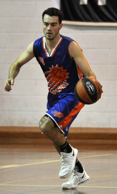 Wagga Heat star Joshua McPherson was Wolves' top points scorer in the under 23 final.