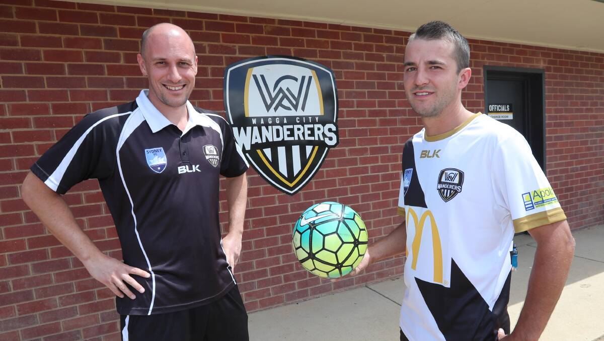 ENGLISH FLAVOUR: Johnson will join forces with fellow UK expats Ross Morgan and Joe Preece at Wagga City Wanderers next season.