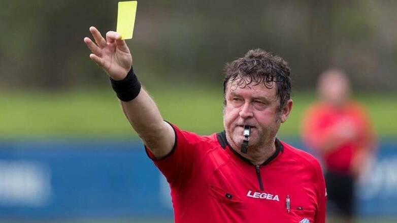 RARE BREED: Football Wagga referees like Mark Sayer are in high demand. 
