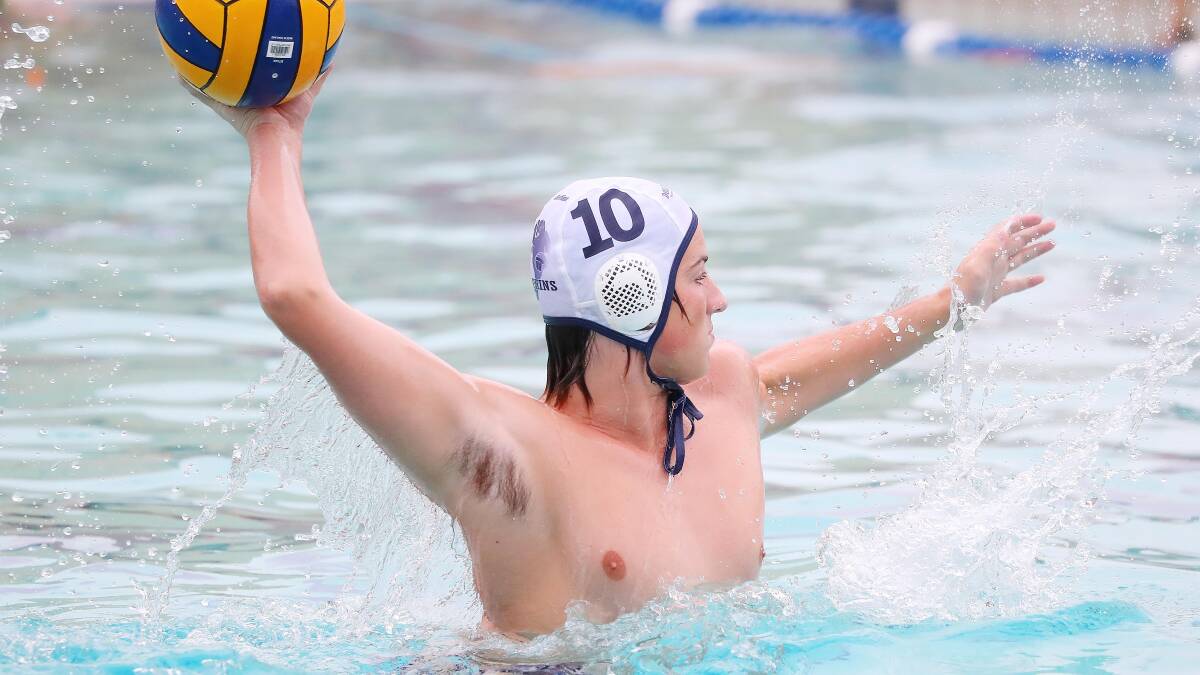 SPLASH: Kolby McMahon in action for Dolphins A1.