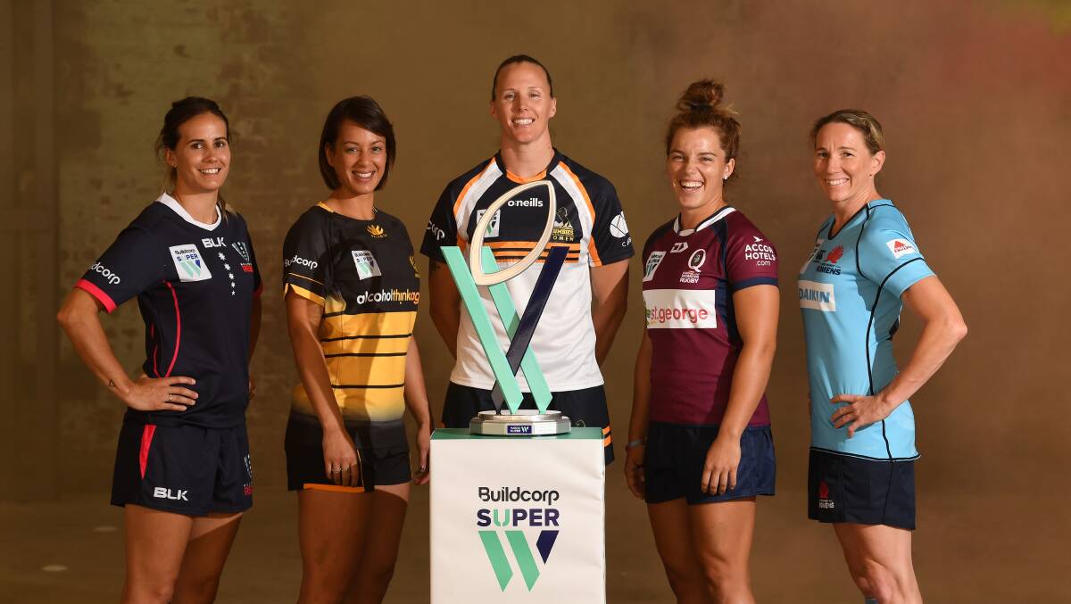 COUNTDOWN: The Super W season is just weeks away and Obst is determined to find a place under Brumbies skipper Michelle Milward (centre). 