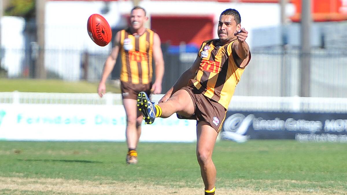 ROOM FOR IMPROVEMENT: East Wagga-Kooringal veteran Chris Gordon wants to see his side hold onto the ball more effectively against Temora this weekend. 
