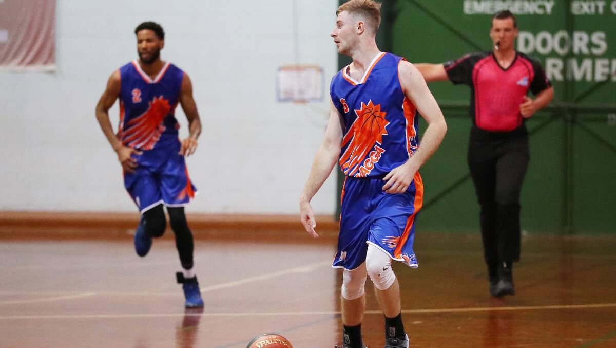 HIGH HOPES: Heat skipper Zac Maloney (right) is eager to see his side play quality basketball at both ends of the court. 