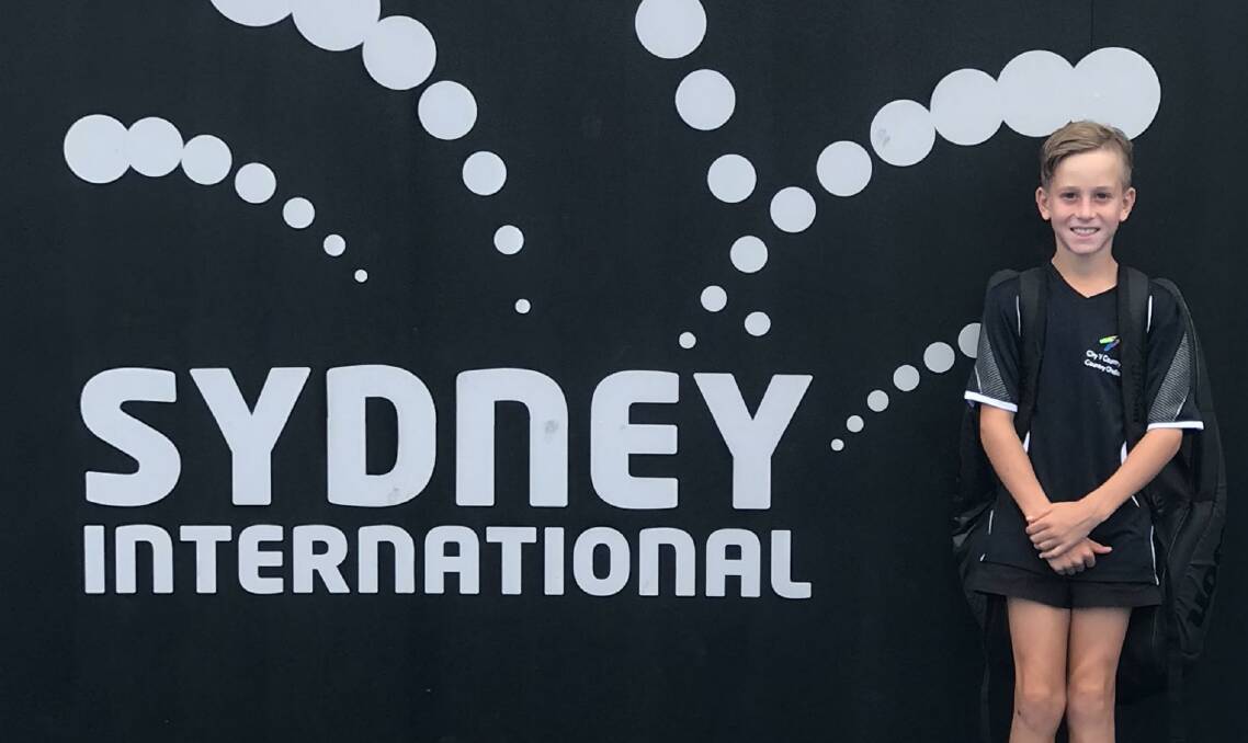 STAR POWER: Elijah Dikkenberg played well at the Sydney International.