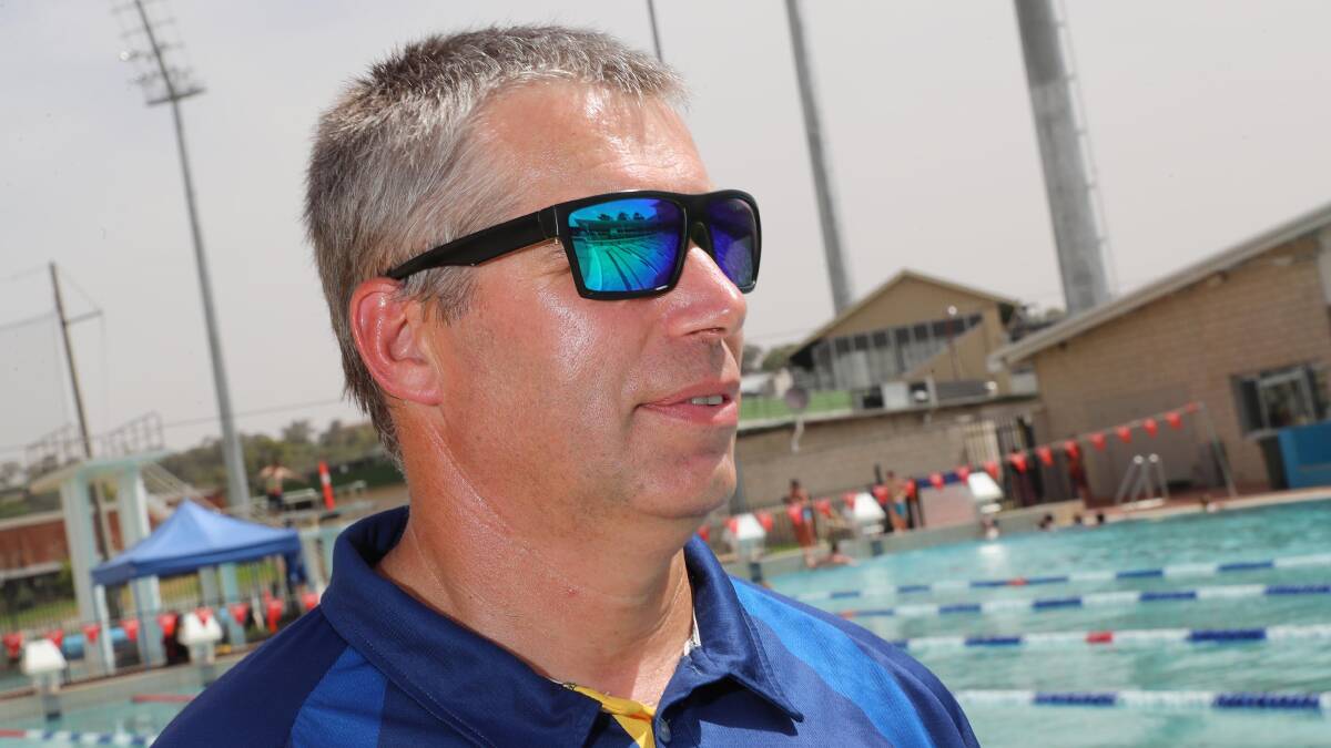 EYES ON THE LANES: Wagga Swim Club coach Gennadiy Labara has prepared his team for the NSW Country Regionals in the best possible way. Picture: Les Smith