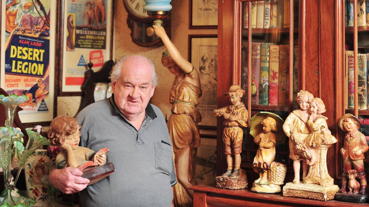 REST IN PEACE: Wagga's most famous collector, Brian Lynch (pictured in 2015), passed on Friday, February 23, 2018, aged 77. He will be fondly remembered by many.