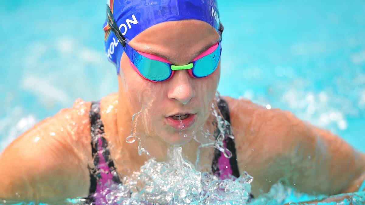 DEEP DIVE: 17-year-old Brandy Nicholson will contest the 100m and 200m breaststroke events at the NSW Senior State Age Championships on Friday.