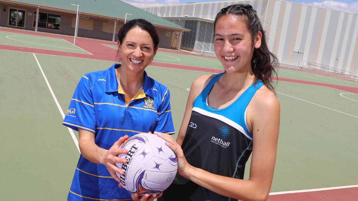 READY: Mangoplah-Cookardinia United-Eastlakes coach Marie Campbell believes Fawns has a bright future in netball.