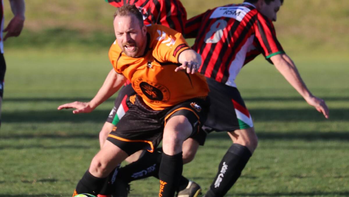 RECOVERING: Wagga United skipper Lincoln Weir is hopeful of making a mid-season return after making significant headway in his knee rehabilitation. 