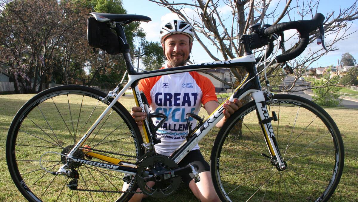 WINNER: Junee product and Wagga Cycling Club member Dominic Shepherd came out on top in the Tolland CC "clubby" on Sunday. 