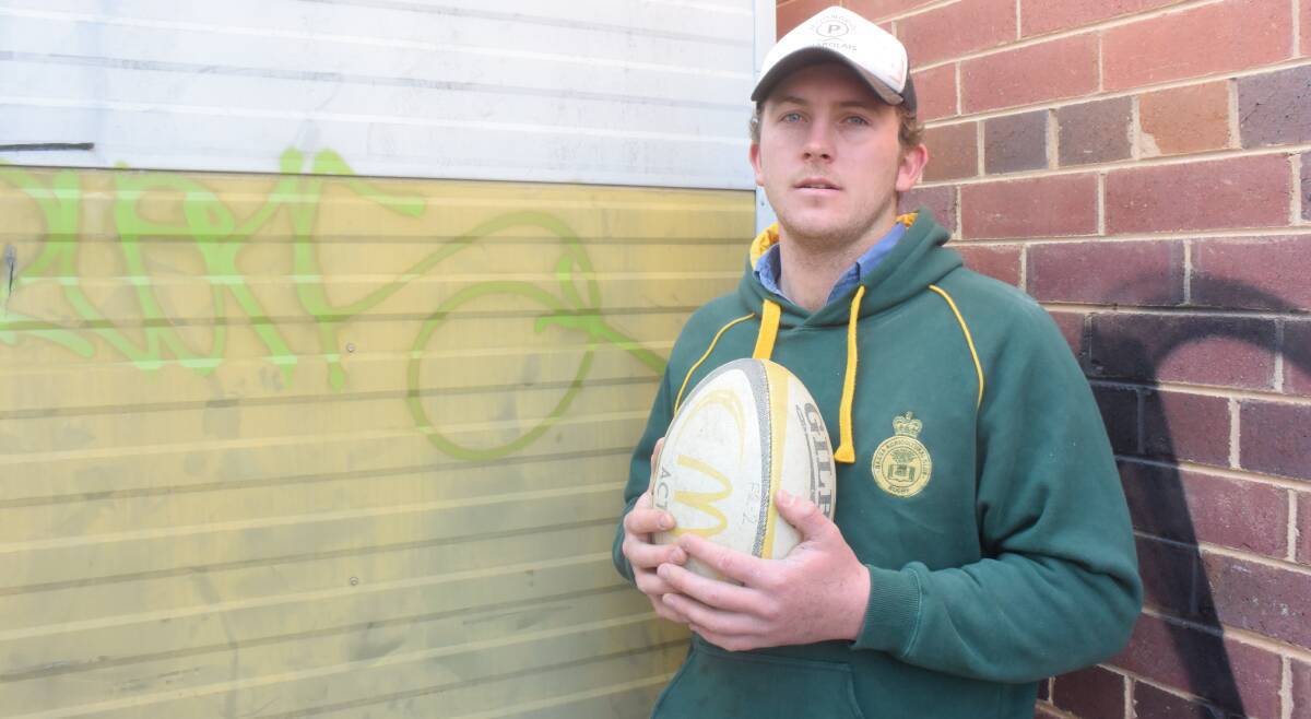 FROM SIDELINE TO CENTRE: Hamish Pennington will fulfill a childhood dream when he runs out for Ag College in this weekend's Southern Inland grand final. Picture: Lachlan Grey