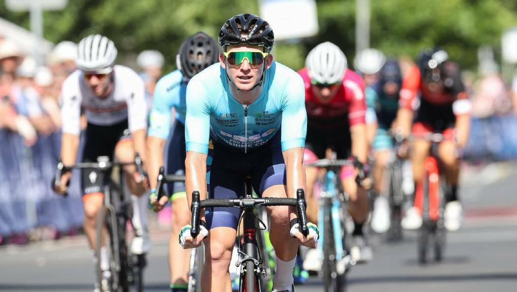 BREAKING FREE: Scott in action during last week's Road National Championships in Ballarat. Picture: Cycling Australia/Con Chronis