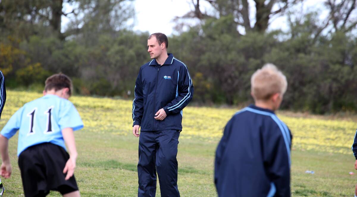 SUPPORTED: Wagga City Wanderers coach Ross Morgan has the backing of his director of football, Brendan Flanagan, to lead for another season.