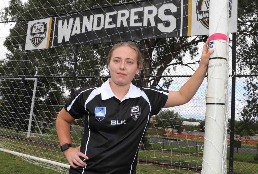 SETTING GOALS: Brooke Gayler was eyeing options in Canberra before an opportunity arose with the women's Wanderers. Picture: Les Smith