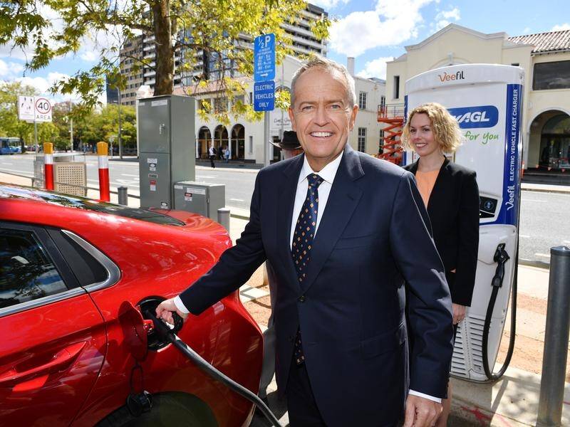 Bill Shorten wants half of all new cars sold by 2030 to be electric.