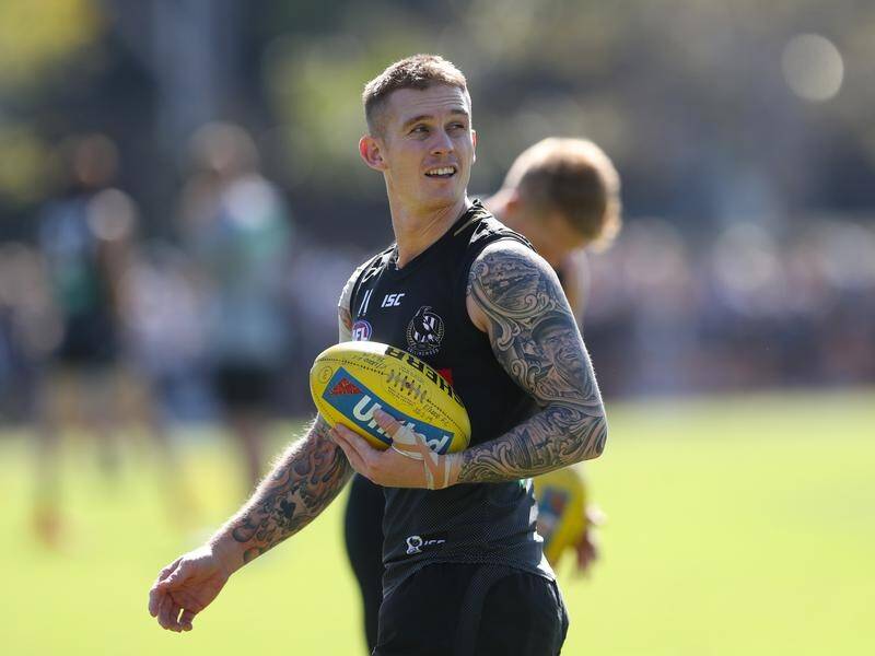 Magpie Dayne Beams is a certain starter for Thursday night's AFL clash against Brisbane.