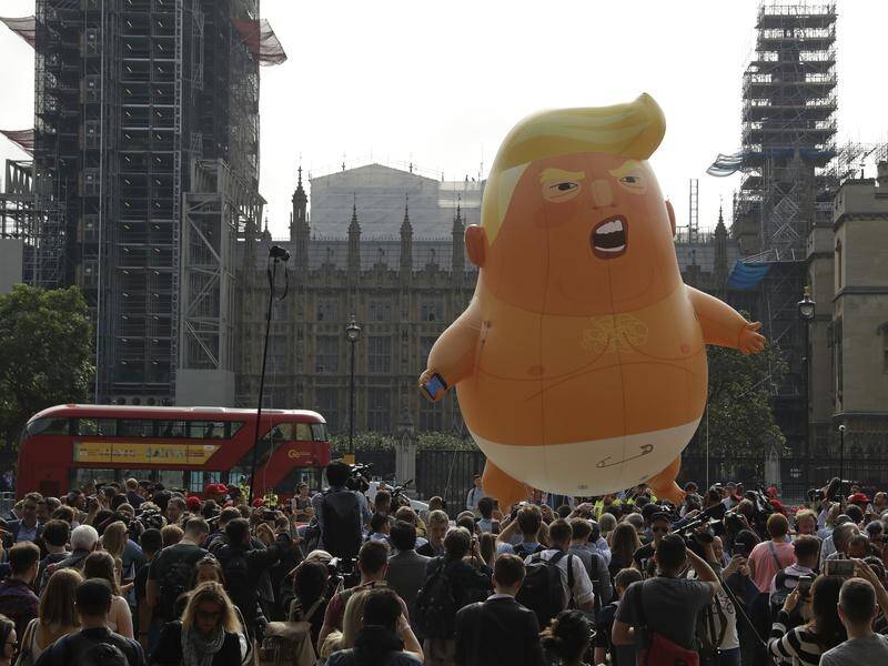 A Donald Trump baby blimp is set to fly in London again during the US president's state visit.