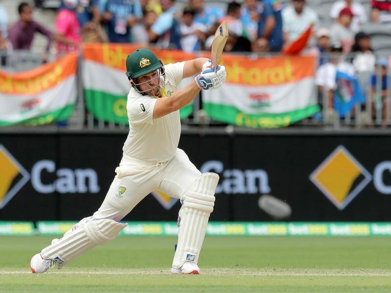Australia opener Aaron Finch was out first ball when he returned from retiring hurt against India.