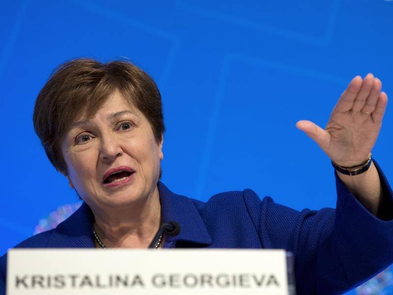 IMF head Kristalina Georgieva says the global economy is performing better than anticipated.