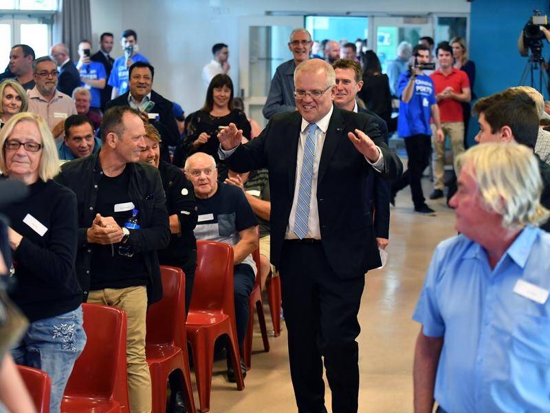 Real estate agents at a forum in Perth offered their help to Scott Morrison to win the election.
