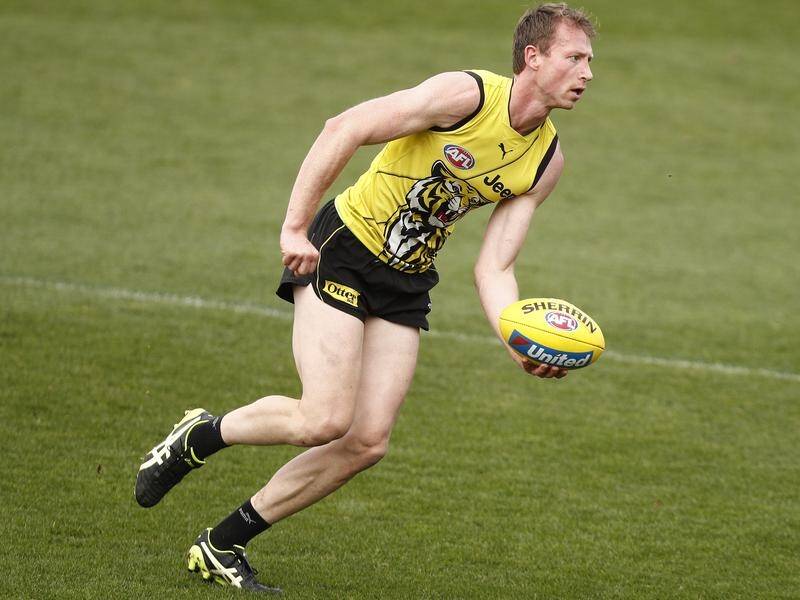 Richmond's Dylan Grimes is expected to overcome an ankle injury and face Brisbane Lions in round 23.