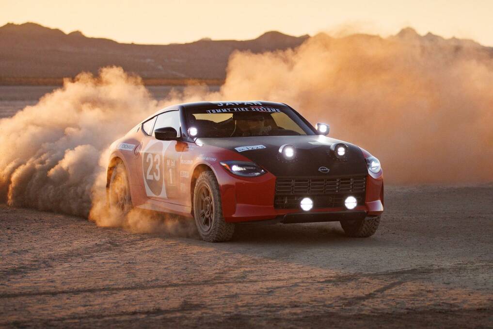 Retro Nissan Z rally car coming for Porsche 911 Dakar