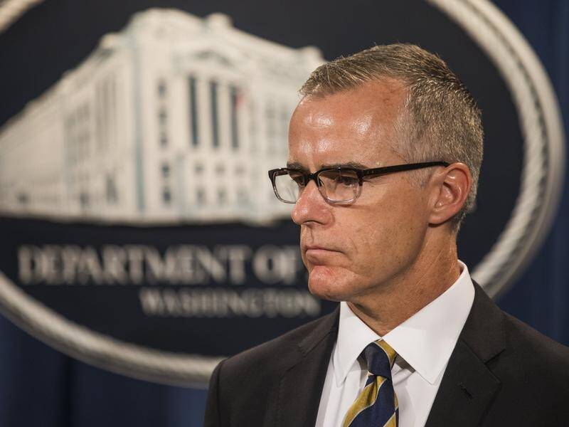 Andrew McCabe says he was afraid the firing of his FBI boss would derail the Trump Russia probe.