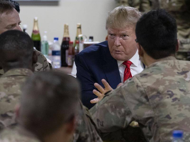 President Donald Trump made a surprise Thanksgiving Day visit to US troops in Afghanistan.