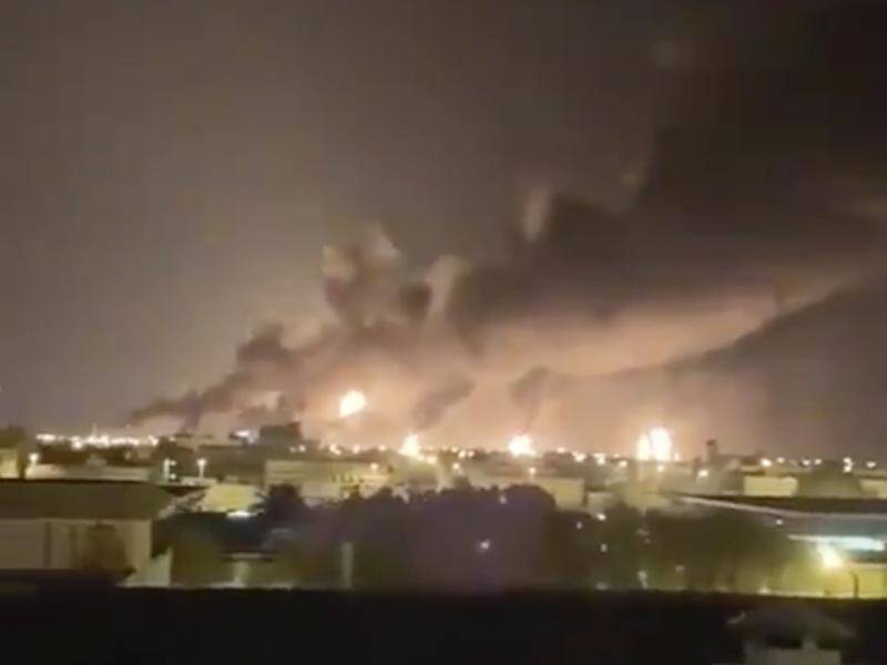 The drone attack on the Saudi Aramco facilities sparked several fires and may have disrupted flows.